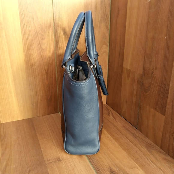 COACH LEATHER HANDBAG TWO TONE - Picture 4 of 8